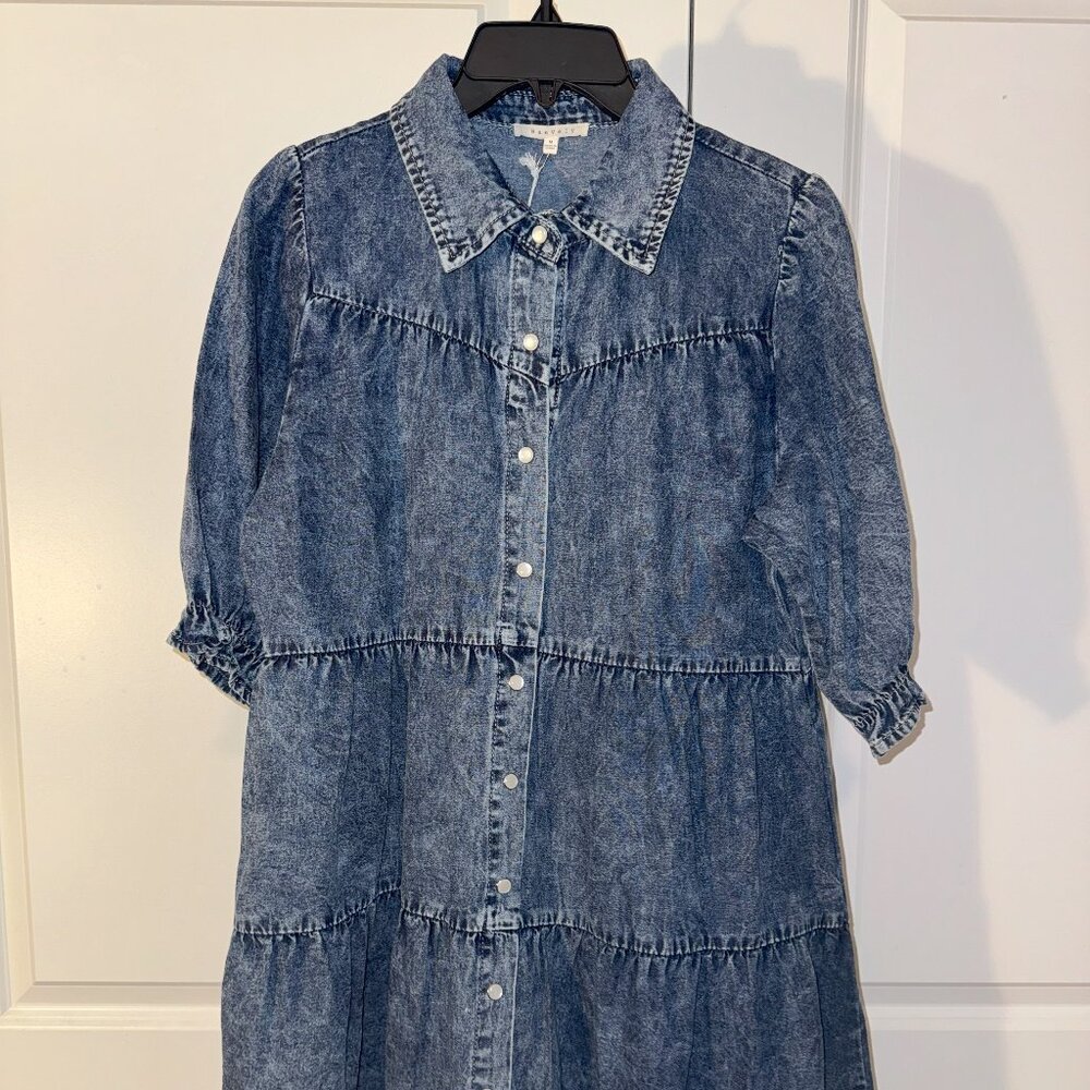 Baevely MidLength Acid Blue Dress - Medium